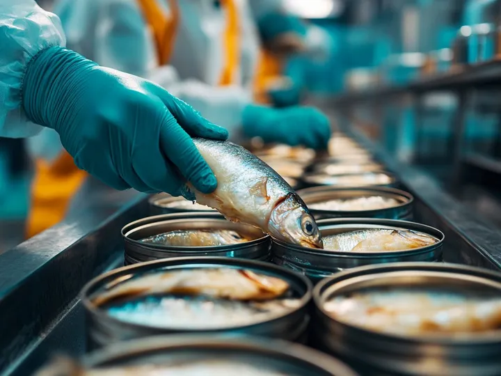 Peixes enlatados